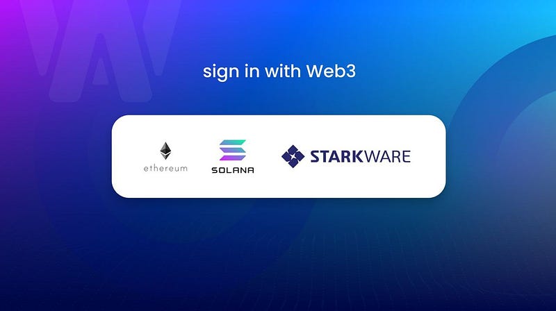 Introducing Sign-in with Web3 — Building a Non-Custodial World