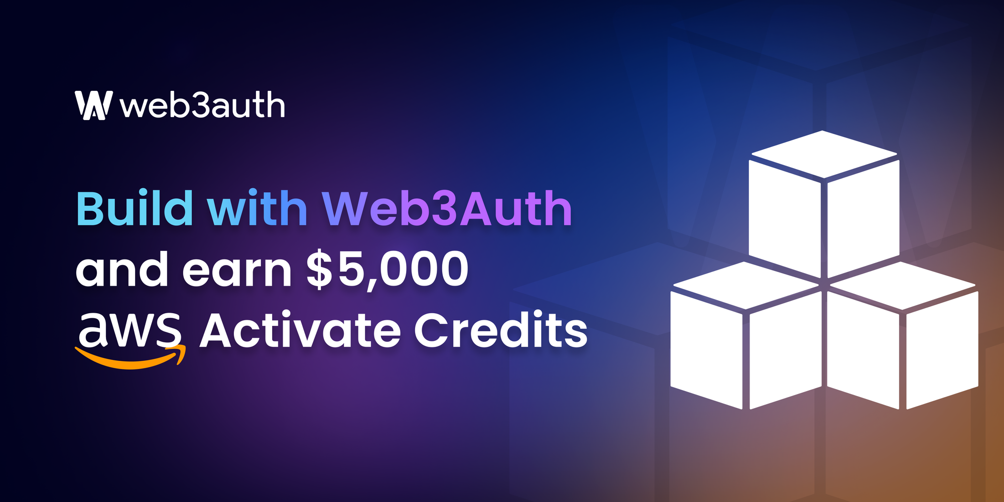 Build with Web3Auth and earn US$5000 AWS Activate Credits