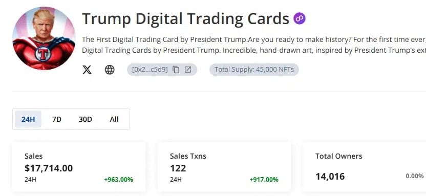 How Trump Tokenized His Brand to Generate $35 Million in NFT Sales?